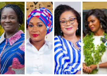 Prof. Jane, Samira Bawumia, Lordina Mahama and Alma Naa Jama